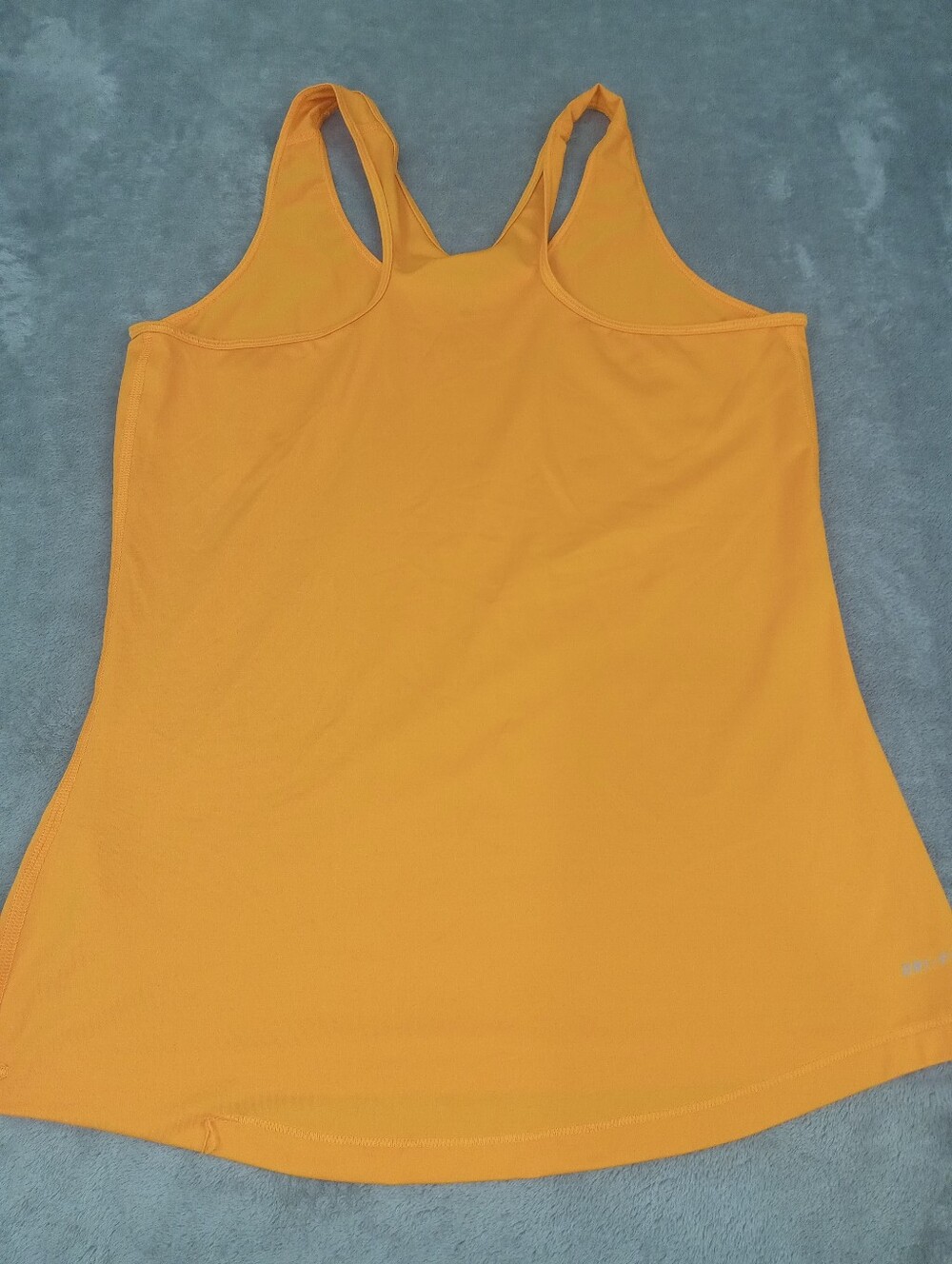 Nike Women's Orange Dri-FIT Racerback Tank Size Large - Picture 5 of 9